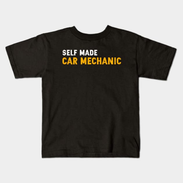 Car Mechanic Kids T-Shirt by GR-ART